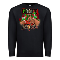 Black Proud Latina Mexican sneakers Premium Sweatshirt - RanaPortraitStore
