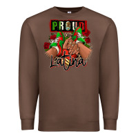 Chestnut Proud Latina Mexican sneakers Premium Sweatshirt - RanaPortraitStore