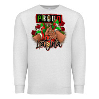 Oatmeal Heather Proud Latina Mexican sneakers Premium Sweatshirt - RanaPortraitStore