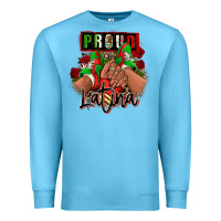 Ocean Blue Proud Latina Mexican sneakers Premium Sweatshirt - RanaPortraitStore