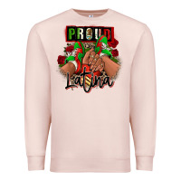 Pale Pink Proud Latina Mexican sneakers Premium Sweatshirt - RanaPortraitStore