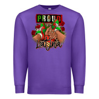 Purple Proud Latina Mexican sneakers Premium Sweatshirt - RanaPortraitStore