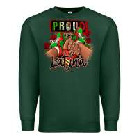 Sports Green Proud Latina Mexican sneakers Premium Sweatshirt - RanaPortraitStore