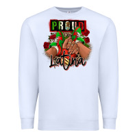 White Proud Latina Mexican sneakers Premium Sweatshirt - RanaPortraitStore