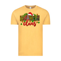 Vintage Mustard christmas granny claus Vintage Tee - FaDigitalArtStudio