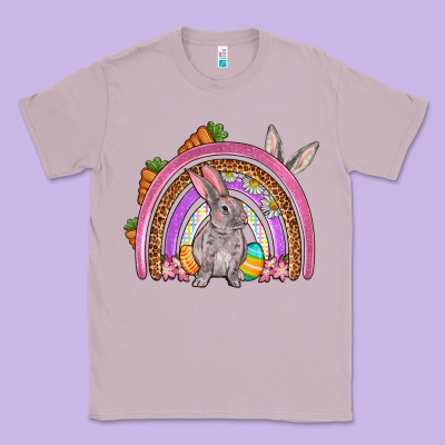 Easter Rainbow Classic Tee Designed By Oliviacreatesart