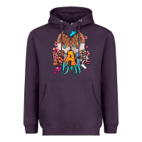 Plum Afro woman nail boss Heavyweight Hoodie - RanaPortraitStore