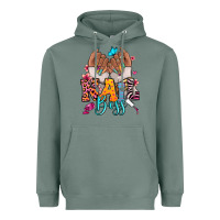 Sage Afro woman nail boss Heavyweight Hoodie - RanaPortraitStore