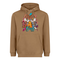 Afro Woman Nail Boss Heavyweight Hoodie | Teevron