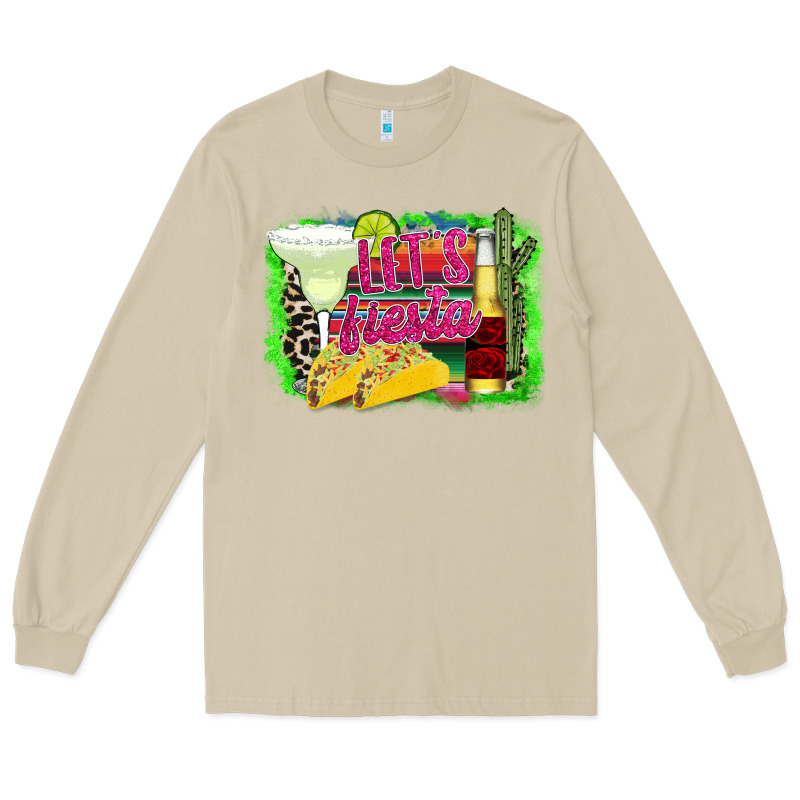 Let's Fiesta Long Sleeve Tee by CowhideDigitalArt | Teevron
