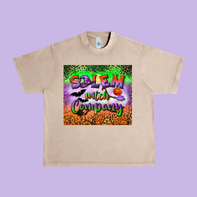 Salem Witch Company Tumbler Urban Heavy Tee Designed By Bundleandbundleshop
