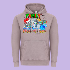 Family 2024 Christmas Cruise Vintage Hoodie Designed By Cowhidedigitalart