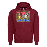 Burgundy Tx texas Zipper Hoodie - JahusDesignShop