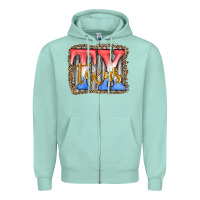 Seafoam Tx texas Zipper Hoodie - JahusDesignShop