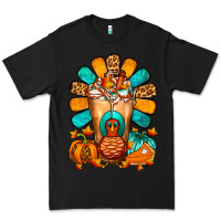 Black Thanksgiving Cold Drink Frappe Premium Tee - FaDigitalArtStudio
