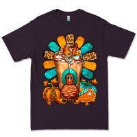 Plum Thanksgiving Cold Drink Frappe Premium Tee - FaDigitalArtStudio