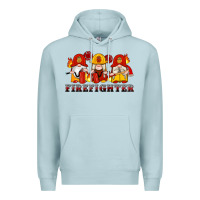 Blue Mist firefighter gnomes Premium Hoodie - Artiststas