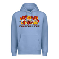 Colony Blue firefighter gnomes Premium Hoodie - Artiststas