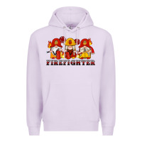 Lilac firefighter gnomes Premium Hoodie - Artiststas