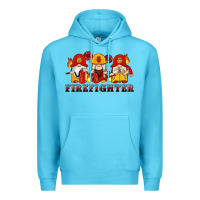 Ocean Blue firefighter gnomes Premium Hoodie - Artiststas