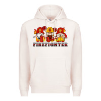 Pale Pink firefighter gnomes Premium Hoodie - Artiststas
