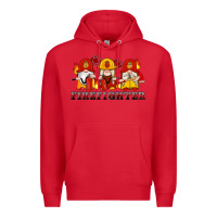 Red firefighter gnomes Premium Hoodie - Artiststas