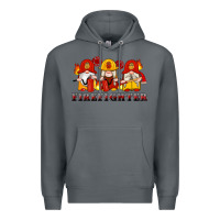 Rock firefighter gnomes Premium Hoodie - Artiststas