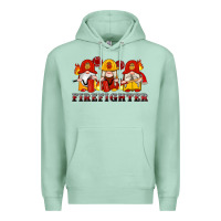 Seafoam firefighter gnomes Premium Hoodie - Artiststas