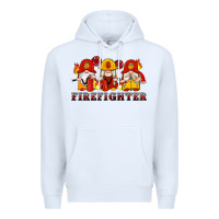 White firefighter gnomes Premium Hoodie - Artiststas
