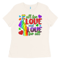 Western All For Love And Love For All Ladies Tee | Teevron