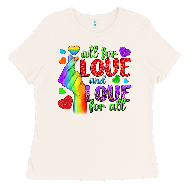 Western All For Love And Love For All Ladies Tee by BundleAndBundleShop | Teevron