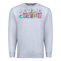 Heather Grey easter coffee cups libbey glass Premium Sweatshirt - Jasminsmagicworld