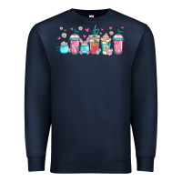 Navy easter coffee cups libbey glass Premium Sweatshirt - Jasminsmagicworld