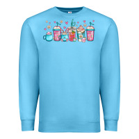 Ocean Blue easter coffee cups libbey glass Premium Sweatshirt - Jasminsmagicworld