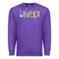 Purple easter coffee cups libbey glass Premium Sweatshirt - Jasminsmagicworld