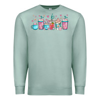 Seafoam easter coffee cups libbey glass Premium Sweatshirt - Jasminsmagicworld