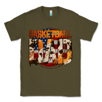 Army Green basketball dad Classic Tee - Jasminsmagicworld
