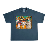 Midnight Navy autumn sheeps Urban Heavy Tee - Jasminsmagicworld