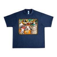 Navy autumn sheeps Urban Heavy Tee - Jasminsmagicworld