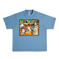 Pebble Blue autumn sheeps Urban Heavy Tee - Jasminsmagicworld