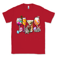 Red Easter wine glasses Classic Tee - OliviaCreatesArt
