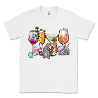 White Easter wine glasses Classic Tee - OliviaCreatesArt