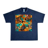 Navy cowboy rodeo seamless pattern Urban Heavy Tee - BundleAndBundleShop