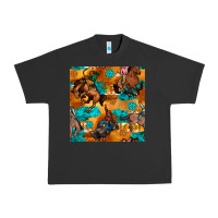 Pigment Black cowboy rodeo seamless pattern Urban Heavy Tee - BundleAndBundleShop