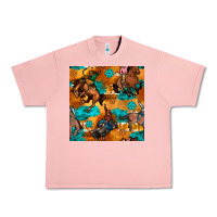Salmon cowboy rodeo seamless pattern Urban Heavy Tee - BundleAndBundleShop