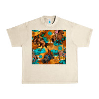Sandshell cowboy rodeo seamless pattern Urban Heavy Tee - BundleAndBundleShop