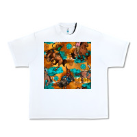 White cowboy rodeo seamless pattern Urban Heavy Tee - BundleAndBundleShop