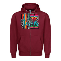 Burgundy Tx texas Zipper Hoodie - JahusDesignShop