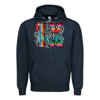 Navy Tx texas Zipper Hoodie - JahusDesignShop