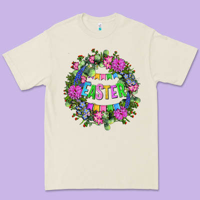 Easter Day Flower Easter Premium Tee Designed By Oliviacreatesart